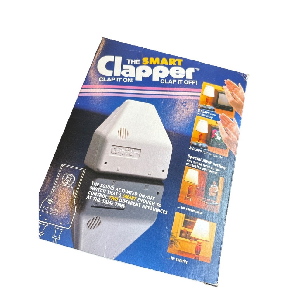 The Original Smart Clapper, Clap It On! Clap It Off!‎ Vintage 1992 In Box
